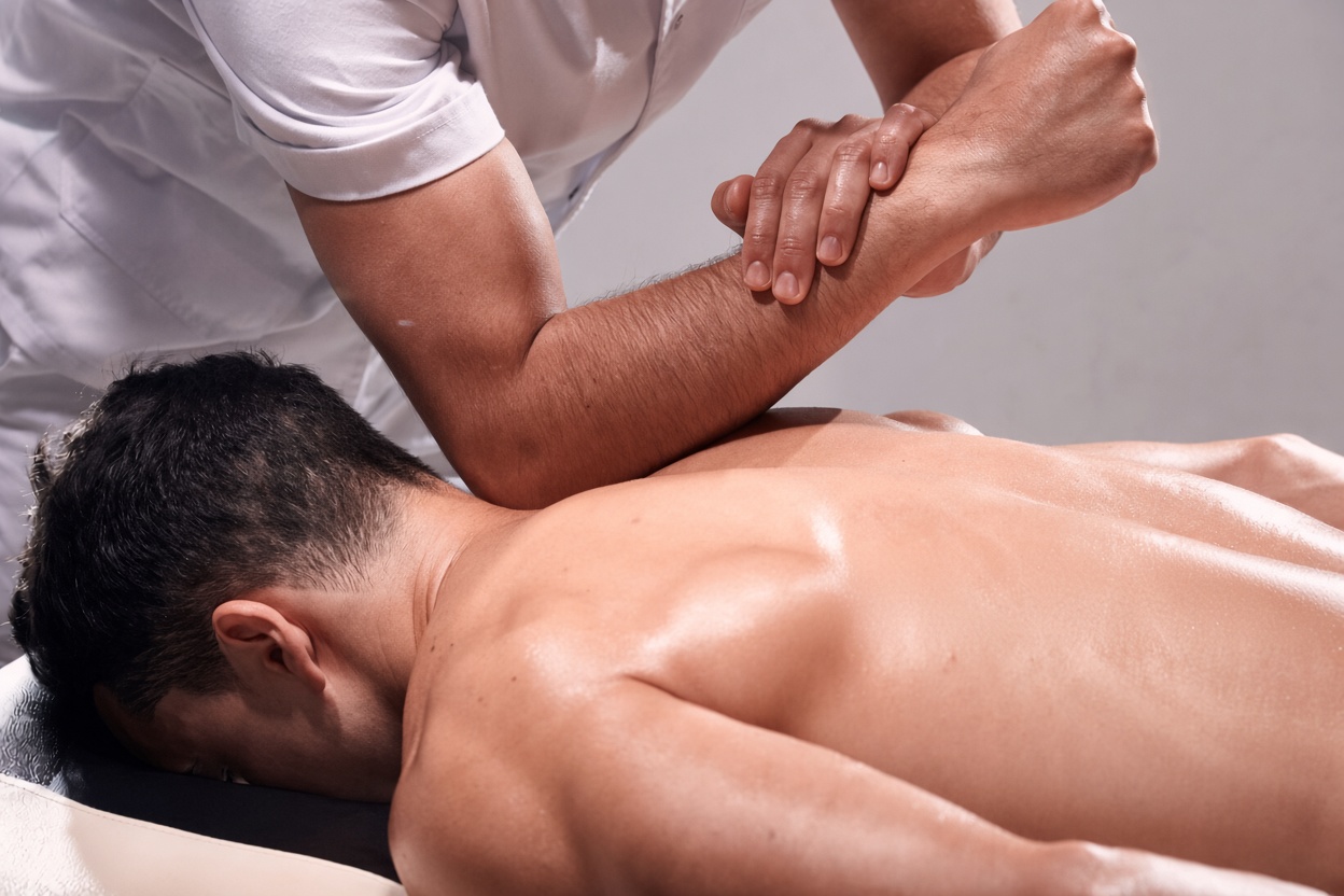 Sports massage treatment