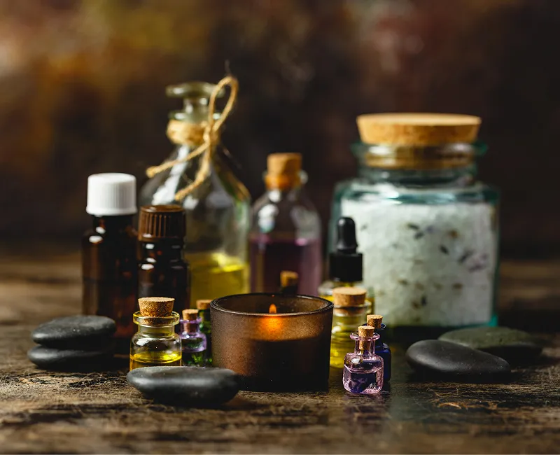 Aromatherapy massage treatment