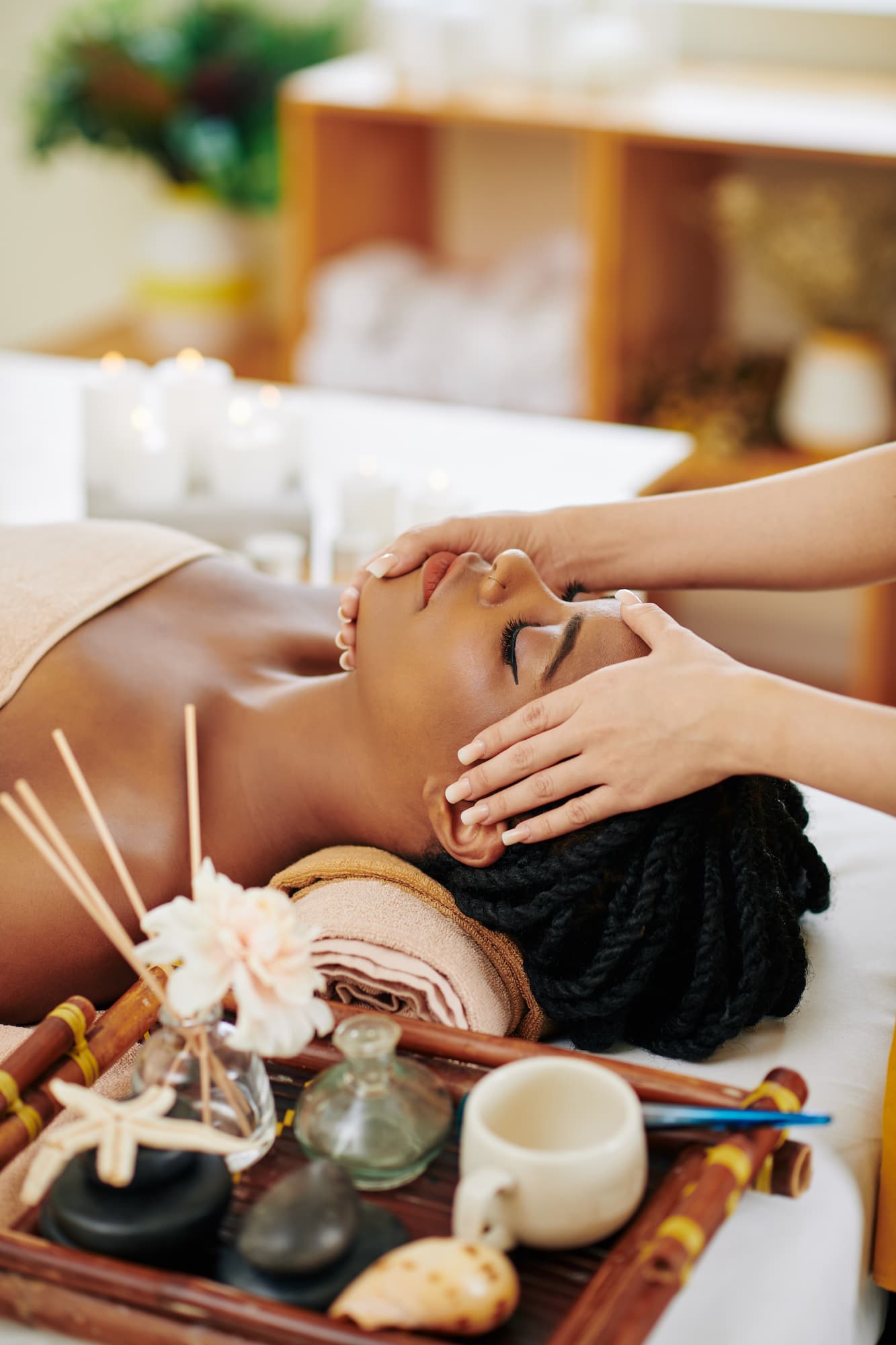 Traditional Thai massage treatment